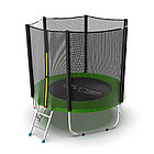 EVO Jump External 6ft (Green) Батут с внешней сеткой и лестницей, диаметр 6ft (зеленый), фото 2