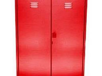Шкаф для 2х газовых баллонов (красный)