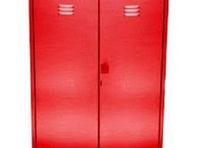 Шкаф для 2х газовых баллонов (красный)