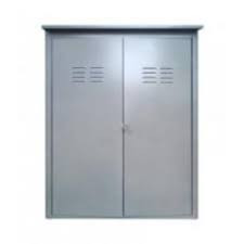 Шкаф для 2х газовых баллонов (серый) - фото 1 - id-p158223557