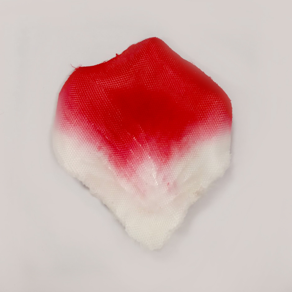 Искусственные лепестки роз бело-красный - фото 1 - id-p158231077