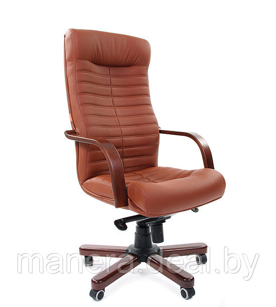 Кресло VIP Chairman 480 WD коричневый - фото 1 - id-p158232332