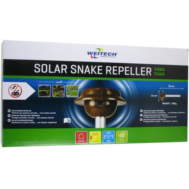 Отпугиватель змей с солнечной панелью "Weitech WK2030 - Solar Snake Repeller" - фото 4 - id-p158233579