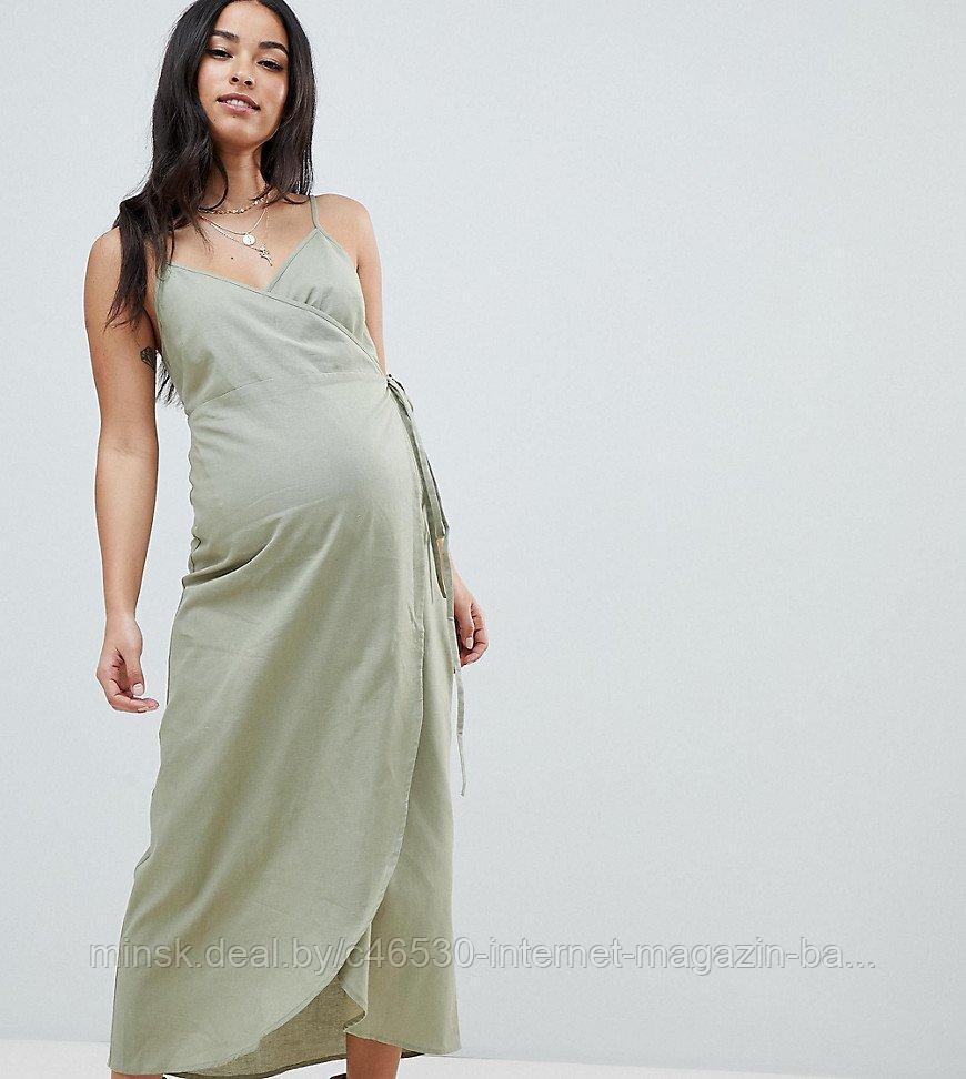 Платье для беременной из льна. Льняное платье беременной. - фото 3 - id-p158239668