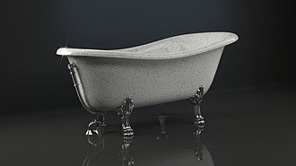 Ванны мраморные Elmar V1 1670x780x645 Светло-серый Q10