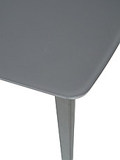 Стол ELIOT 120 GREY1 матовое серое стекло/ GREY1 каркас М-City, фото 2
