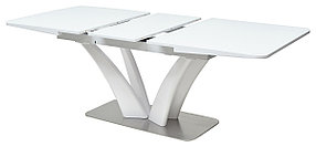 Стол FREYA 160 WHITE GLASS белый глянец М-City, фото 2