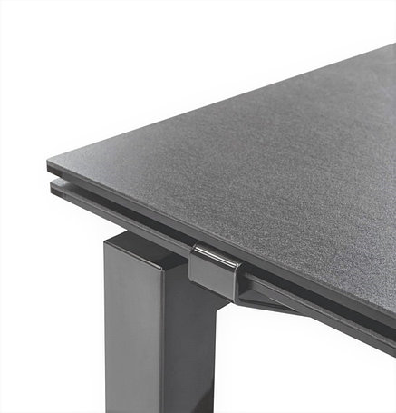 Стол GATE CB/4088-MV 180, MT.P15 BLACK/MT.P15 BLACK FRAME/ CER.P321 LEAD GREY, фото 2
