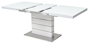 Стол QUADRO 140 WHITE GLASS белый глянец М-City, фото 2