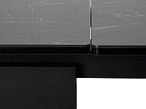 Стол ALTO 160 NERO KL-116 Черный мрамор матовый, итальянская керамика/ черный каркас М-City, фото 2