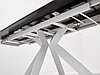 Стол BELLUNO 160 MARBLES KL-99 Белый мрамор матовый, итальянская керамика/ белый каркас М-City, фото 2