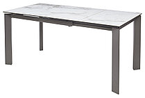 Стол CORNER 120 CERAMIC MARBLE глянцевая керамика/ GREY1 М-City, фото 3
