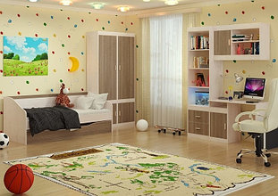 Набор мебели для спальни - Детская комната Паскаль. Компоновка 1