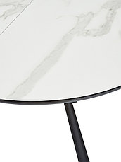 Стол VOLAND BIANCO TL-45 испанская керамика/ BLACK "белый мрамор" М-City, фото 2