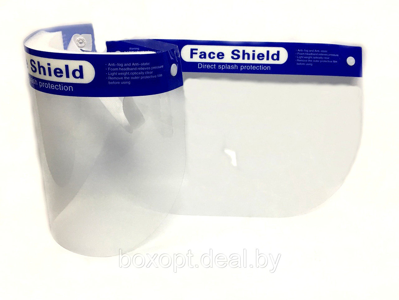 Маска-экран (защитный щиток) для лица Face Shield, противотуманный - фото 2 - id-p125067644