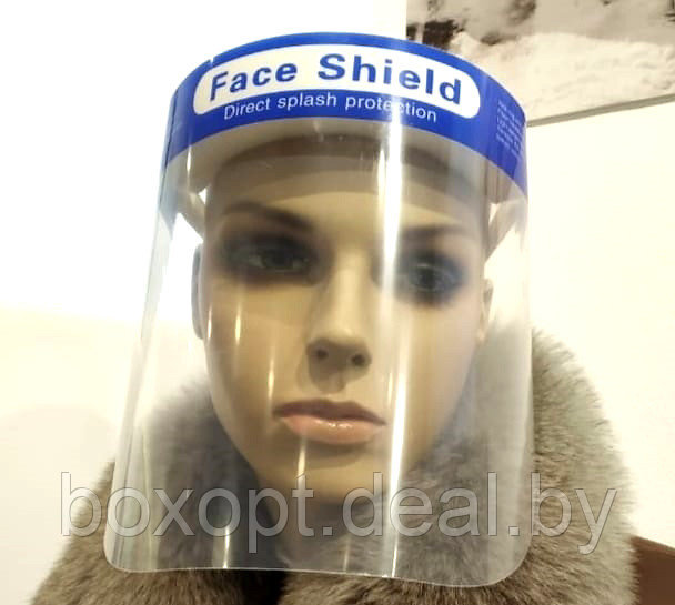 Маска-экран (защитный щиток) для лица Face Shield, противотуманный - фото 3 - id-p125067644