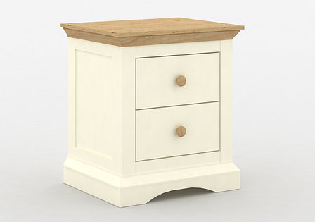 Тумба прикроватная HANNAH NIGHT STAND/ 8158-9-01 CREAM/PINE, фото 2