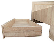 Кровать Турин с ящиками для белья ТР-1600мм, Дуб сонома, фото 2
