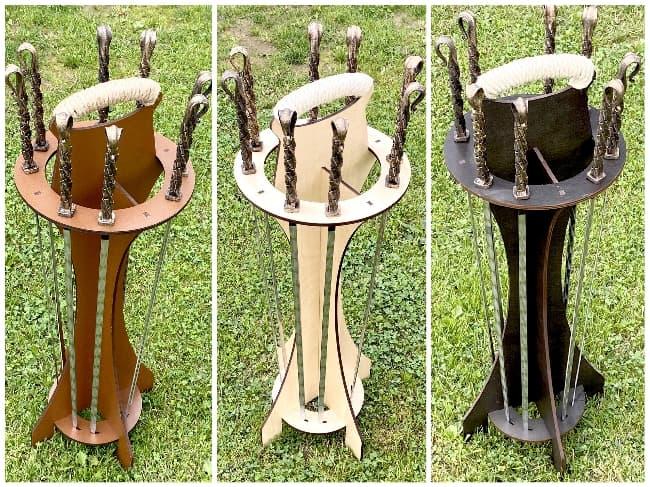 Подарочный набор из 8 шампуров с коваными ручками «PREMIUM» - фото 5 - id-p158348793