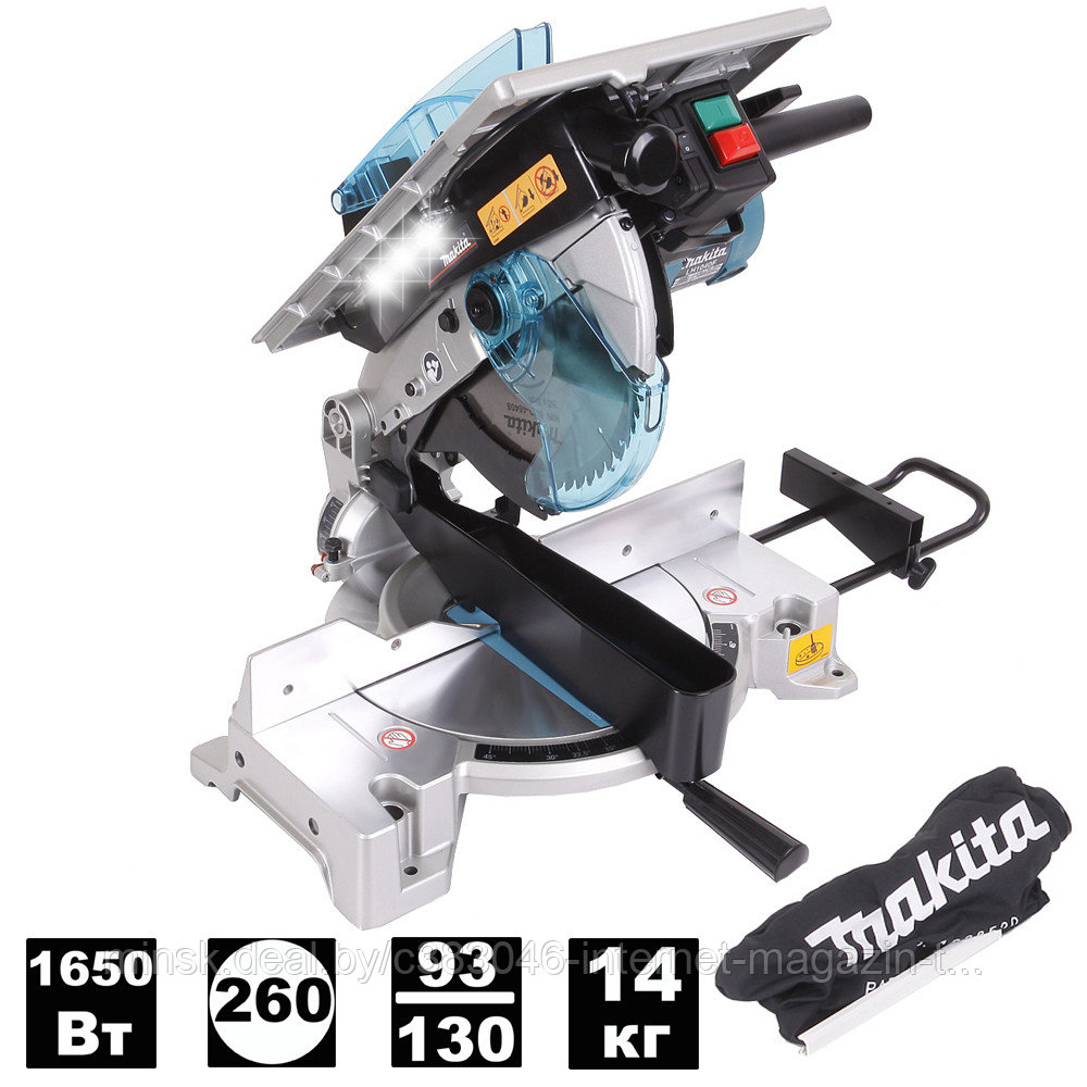 Пила торцовочная комбинированная LH1040F (LH 1040 F) MAKITA - фото 1 - id-p158363712