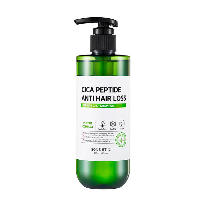 [Some By Mi] Укрепляющий шампунь с центеллой и пептидами Some By Mi Cica Peptide Anti Hair Loss Shampoo 285 мл