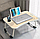 Складной стол (столешница) трансформер для ноутбука / планшета с подстаканником Folding Table, 59х40 см, фото 2