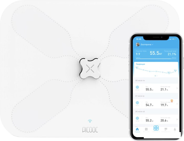 Напольные весы Picooc S3 Lite V2 - фото 1 - id-p157906796