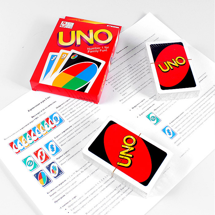Карты Уно (UNO) настольная игра - фото 3 - id-p143424541