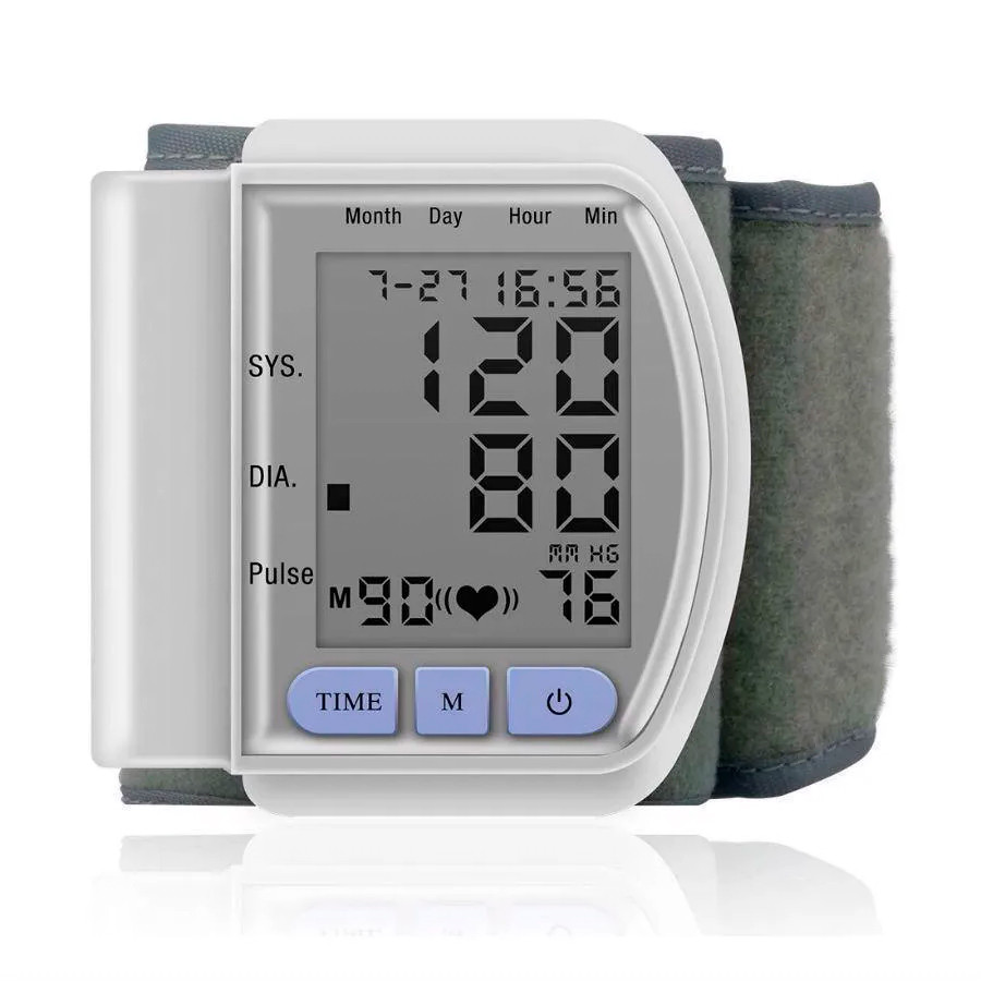 Электронный тонометр на запястье Blood Pressure Monitor CK-102s - фото 7 - id-p126429902