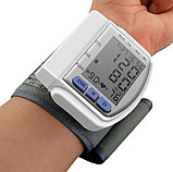 Электронный тонометр на запястье Blood Pressure Monitor CK-102s, фото 2