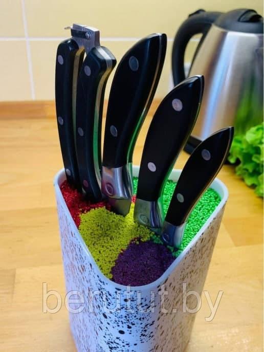 Подставка для ножей и ножниц, различных расцветок - фото 2 - id-p158387327