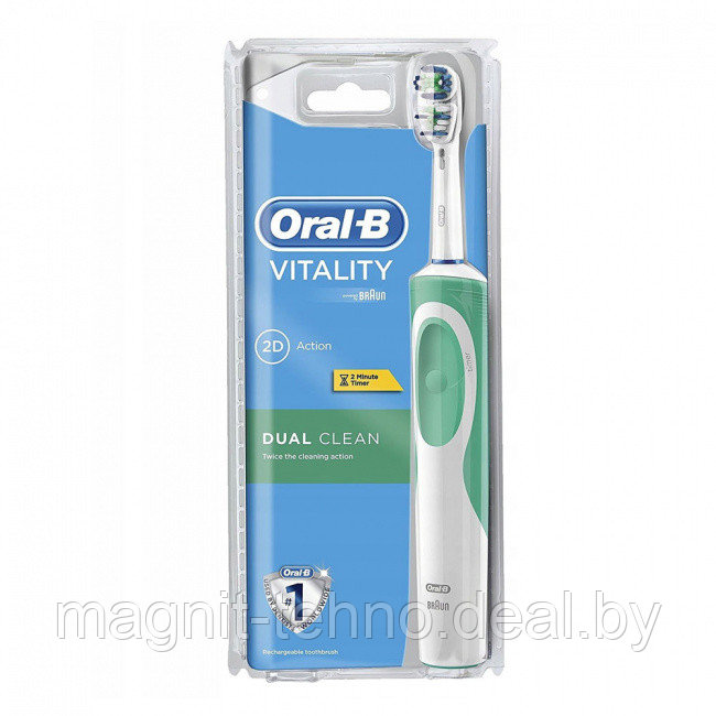 Электрическая зубная щетка Braun Oral-B Vitality Dual Clean (D12.513) - фото 2 - id-p158395546