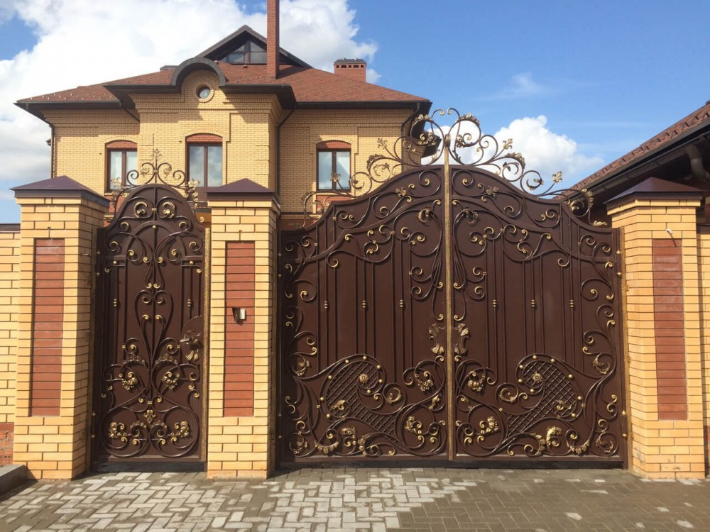 Распашные ворота Арт:231