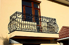 Перила балкона из металла 4820