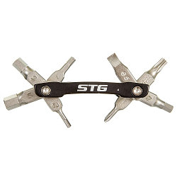 Ключ шестигранный STG HF85С1 8-ключей Х95717