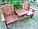 Скамья садовая и банная из массива сосны со столиком "Дуэт Супер", фото 8