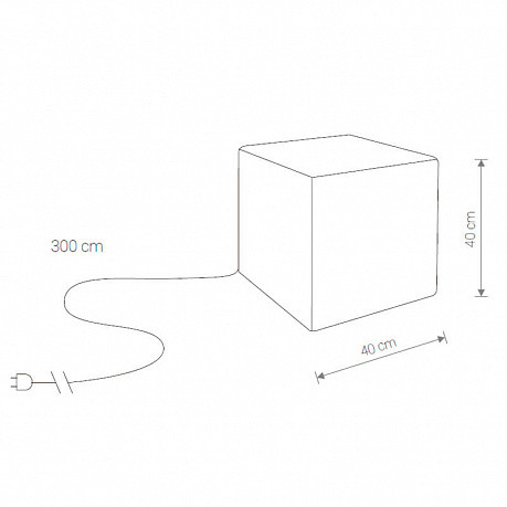 Уличный белый квадратный светильник Nowodvorski Cumulus Cube 8966 - фото 2 - id-p158482046