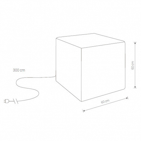 Уличный квадратный белый светильник Nowodvorski Cumulus Cube 8965 - фото 4 - id-p158483497