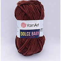 Пряжа Ярнарт Дольче Бейби (Yarnart Dolce Baby) цвет 775 коричневый