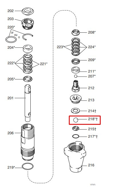 105445 ШАР МЕТАЛИЧЕСКИЙ (8мм), для Насоса Graco 390 395 490 495 595 695 795 1095 7900 833 - фото 2 - id-p158489415