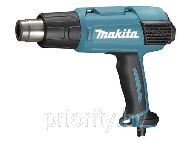 Термовоздуходувка MAKITA HG 6531 CK (2000Вт, 50/650 град, 200-550 л/мин, 7 насадок, кейс.)