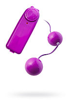 Вагинальные шарики с вибрацией TOYFA, фиолетовый, 12,2 см