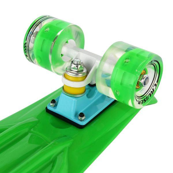 Penny board (пенни борд) RGX PNB-01GW 22" Green LED - фото 4 - id-p158503311