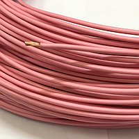 Провод ПВАМ 1,5 мм² гибкий теплостойкий розовый