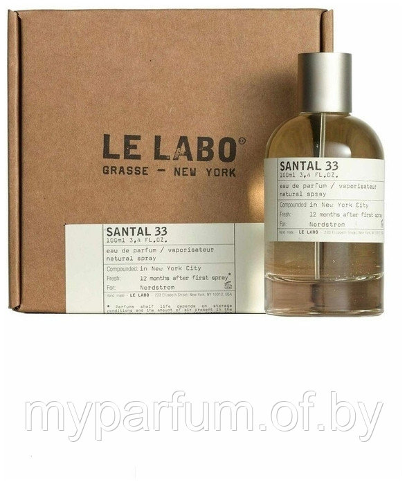 Унисекс парфюмированная вода Le Labo Santal 33  edp 100ml