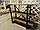 Стеллаж-этажерка декоративный "Лофт №5" В1000мм*Д1400мм*Г360мм, фото 2