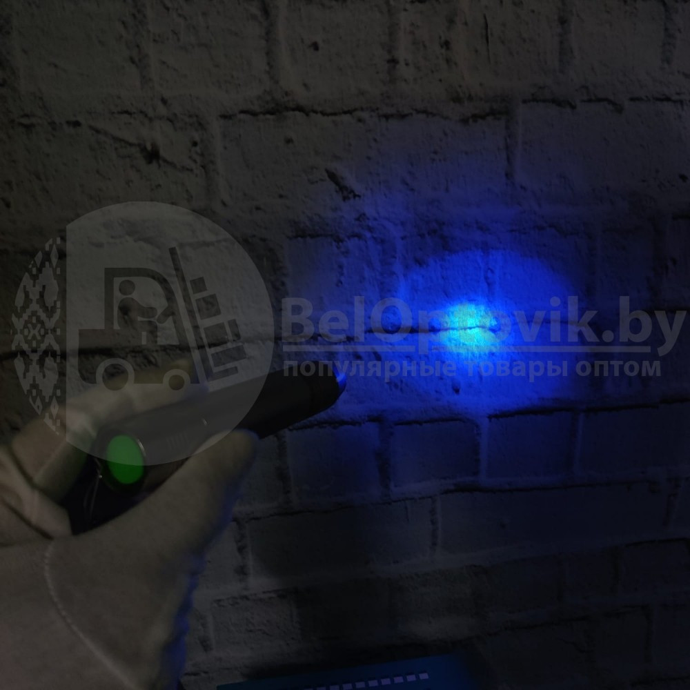 Ультрафиолетовый фонарь LED Flashlight для идентификации драгоценных камней, проверки купюр (3 режима) - фото 10 - id-p158516392