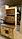 Буфет дачный кухонный из массива сосны "Кантри №8" Д1000мм*В2000мм*Ш600, фото 3