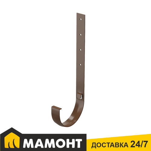 Кронштейн желоба Docke DACHA металлический 120 мм, светло-коричневый - фото 1 - id-p158565712