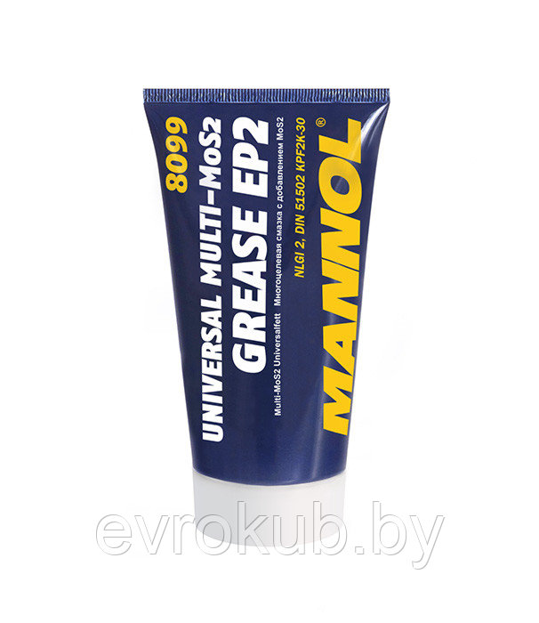 Смазка с молибденом MANNOL EP-2 Multi-MoS2 Grease 8103 (0,4кг)